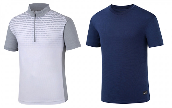 트렉스타는 여름을 맞아 냉감과 흡습속건 기능을 강화한 티셔츠와 바지를 선보인다. 
