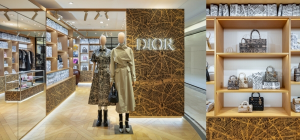 디올 겨울 2023 컬렉션은 9월10일까지 갤러리아 백화점 EAST의 디올 팝업 스토어에서 만나볼 수 있다.