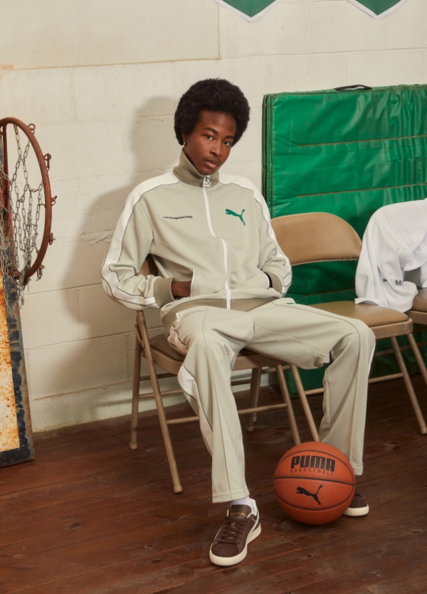 LMC X PUMA 협업 컬렉션은 벤치 워머(Bench Warmer)를 메인 컨셉으로 고등학교 농구팀 벤치 선수의 기다림과 희망을 주제로 한다.